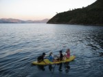 Turkey Sailing Four Kids in Kayak